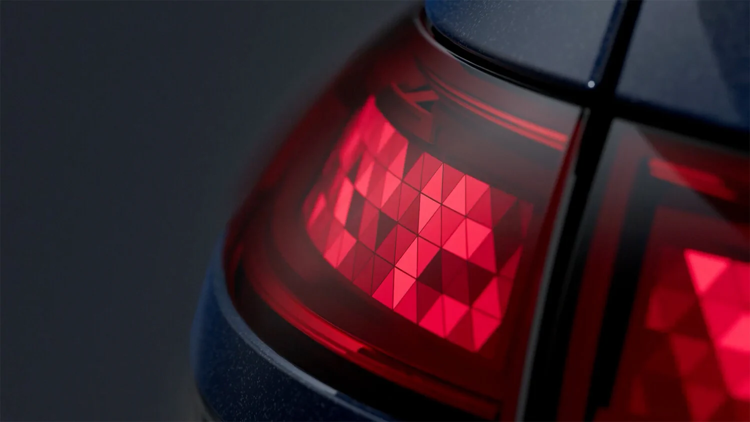 Zakřivená digitální OLED zadní světla